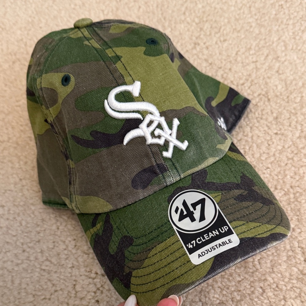47 Kids Green Camo Cap